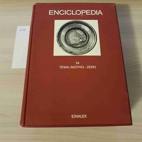 TEMA/MOTIVO ZERO 14 - ENCICLOPEDIA - EINAUDI - 1981