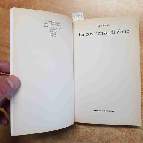 LA COSCIENZA DI ZENO - ITALO SVEVO - MONDADORI - 2003