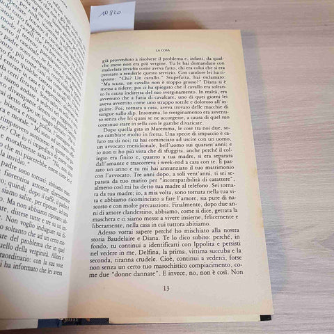 LA COSA E ALTRI RACCONTI - ALBERTO MORAVIA - BOMPIANI - 1983