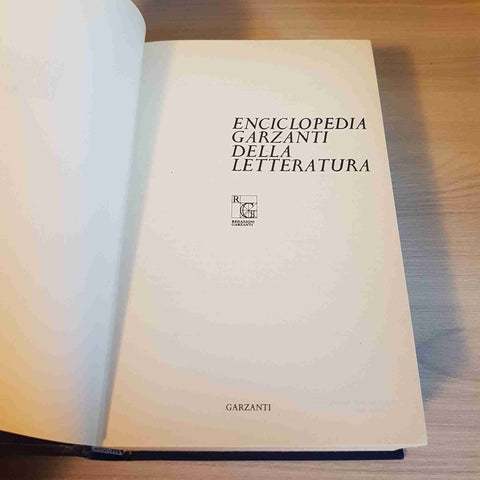 ENCICLOPEDIA GARZANTI DELLA LETTERATURA - 1979