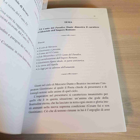 LA DIVINA COMMEDIA PARADISO TEMI SVOLTI - CIRANNA & FERRARA - 2000