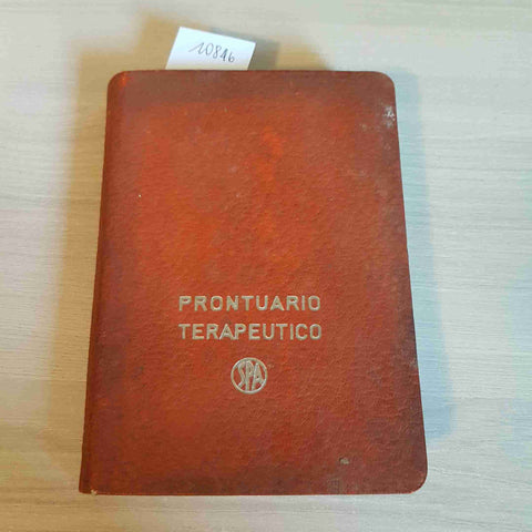 PRONTUARIO TERAPEUTICO SPA illustrato 1957 prodotti antibiotici