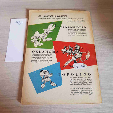 LA BUONA MORTE 184 - JONATHAN STAGGE - MONDADORI - 1952