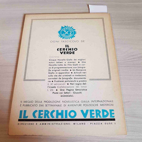 LA MOGLIE DEL SINDACO - A. K. GREEN - MONDADORI - 1935