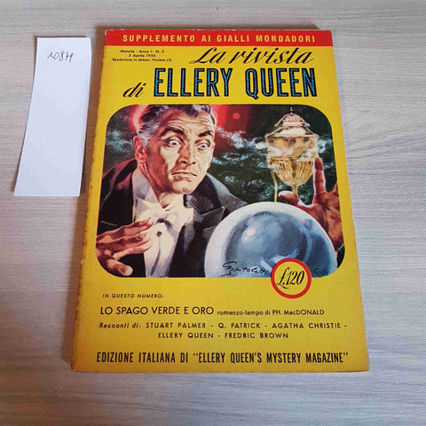 LO SPAGO VERDE E ORO 2 LA RIVISTA DI ELLERY QUEEN - MONDADORI - 1956