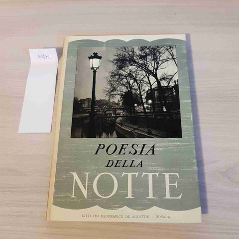 POESIA DELLA NOTTE - DE AGOSTINI - 1953