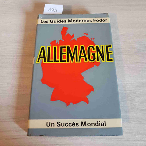 ALLEMAGNE LES GUIDES MODERNES FODOR - 1958