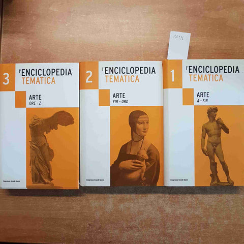 L'ENCICLOPEDIA TEMATICA ARTE 3 volumi completa L'ESPRESSO 2005