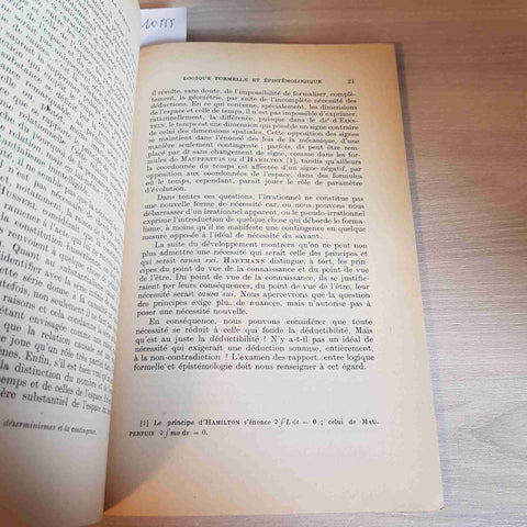 LA LOGIQUE ET LA SCIENCE etude epistemologique P. CESARI 1955 DUNOD