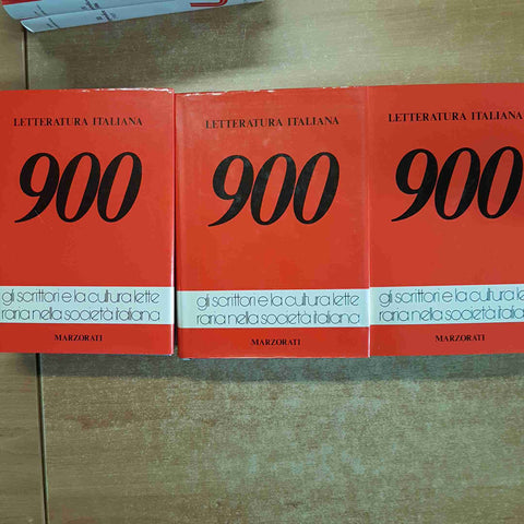 LETTERATURA ITALIANA 900 I CONTEMPORANEI 1973 MARZORATI 10 VOLUMI: da 1 a 10