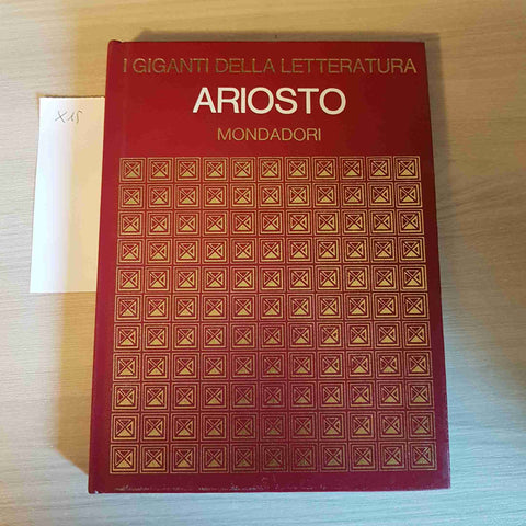 ARIOSTO - I GIGANTI DELLA LETTERATURA - MONDADORI - 1972