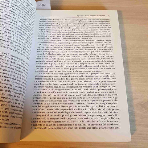 PSICOLOGIA SOCIALE DELLA RESPONSABILITA' - ADRIANO ZAMPERINI - UTET - 1998