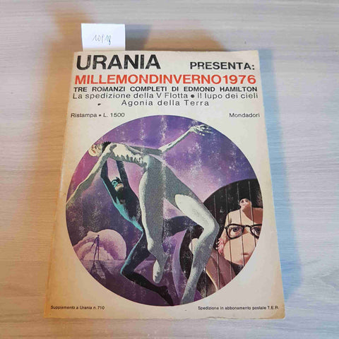 URANIA presenta: MILLEMONDINVERNO 3 romanzi di EDMOND HAMILTON 1976 MONDADORI