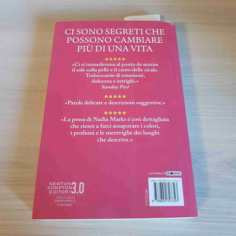 L'ISOLA DEGLI AMORI PERDUTI - NADIA MARKS - NEWTON COMPTON - 2019