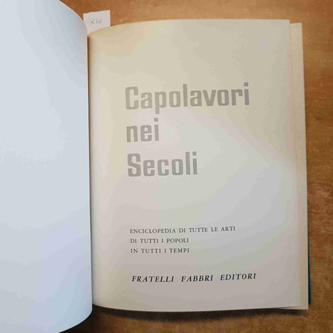 IL RINASCIMENTO E IL MANIERISMO capolavori nei secoli FABBRI 1963 VOLUME VI