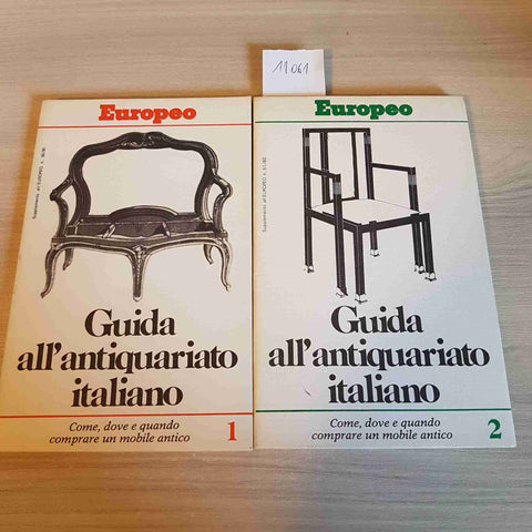 GUIDA ALL'ANTIQUARIATO ITALIANO 1,2 - EUROPEO