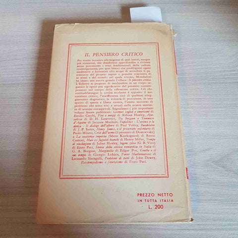 POESIE E INNI SACRI - ALESSANDRO MANZONI Mondadori biblioteca moderna BMM 1950