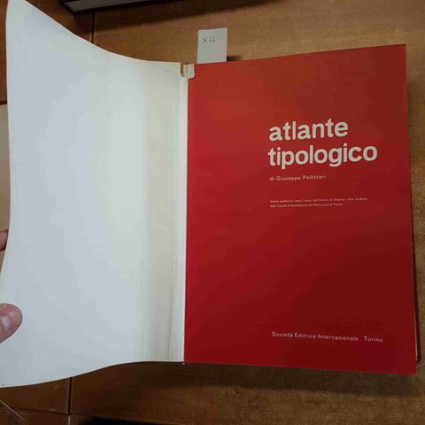 ATLANTE TIPOLOGICO Giuseppe Pellitteri 1963 SEI  arti grafiche tipografia