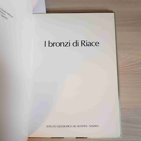 I BRONZI DI RIACE - DE AGOSTINI - 1981