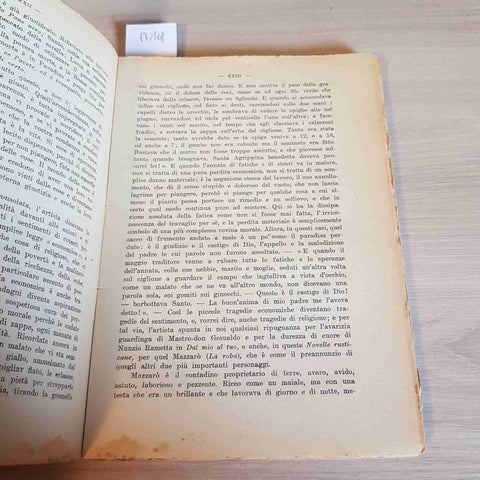 NOVELLE RUSTICANE - GIOVANNI VERGA - VALLECCHI EDITORE - 1924