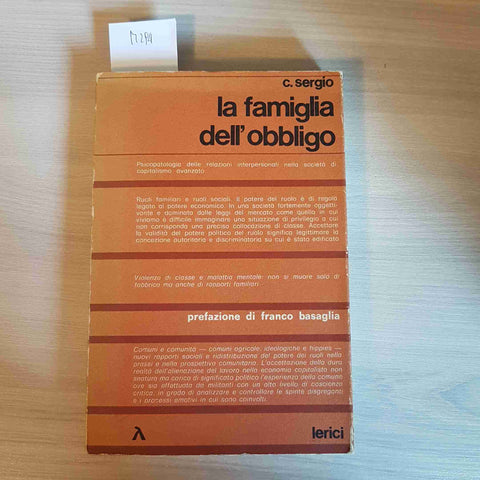 LA FAMIGLIA DELL'OBBLIGO - C. SERGIO - LERICI - 1975