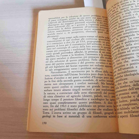 L'UOMO E L'AMBIENTE - BERG FEDOROV FROLOV KAPITSA - EDITORI RIUNITI - 1973