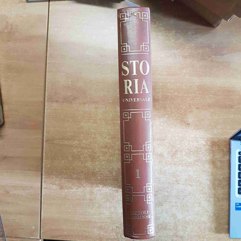 STORIA UNIVERSALE 1 antichita' medioevo tempi moderni RIZZOLI LAROUSSE