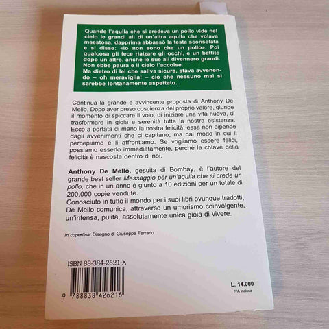 ISTRUZIONI DI VOLO PER AQUILE E POLLI - ANTHONY DE MELLO - PIEMME - 1996