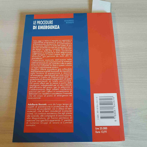 LE PROCEDURE DI EMERGENZA ED EVACUAZIONE - EPC LIBRI 2000 sicurezza sul lavoro