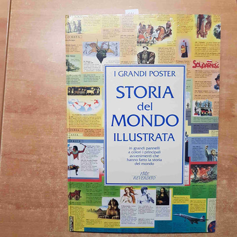 I GRANDI POSTER STORIA DEL MONDO ILLUSTRATA FME REVERDITO sigillato