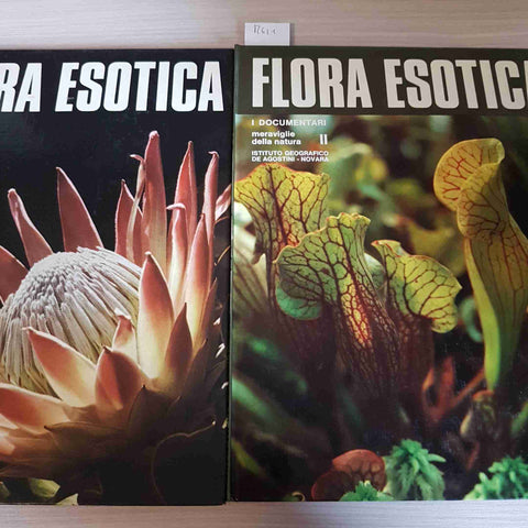 FLORA ESOTICA I DOCUMENTARI MERAVIGLIE DELLA NATURA 1,2 - DE AGOSTINI - 1972