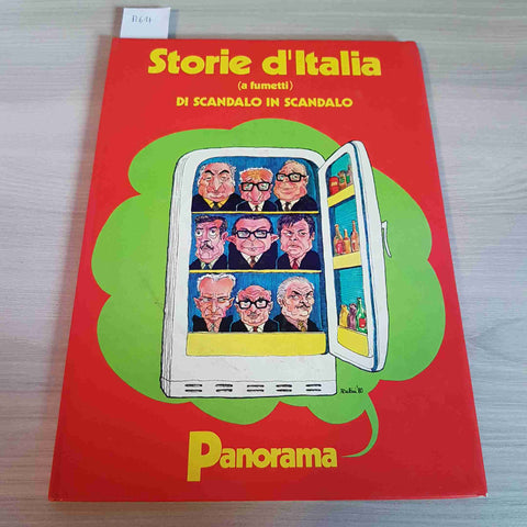 STORIA D'ITALIA A FUMETTI DI SCANDALO IN SCANDALO - PANORAMA