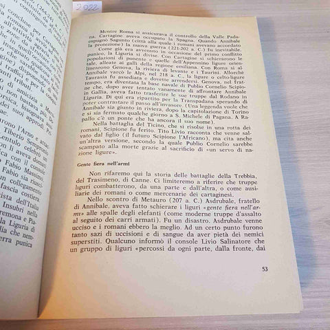 LA LIGURIA E LA SUA ANIMA STORIA DI GENOVA E DEI LIGURI - MARTINI, GORI - 1966