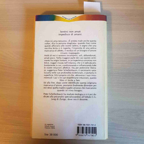 LA FERITA DEI NON AMATI IL MARCHIO DELLA MANCANZA D'AMORE - PETER SCHELLENBAUM