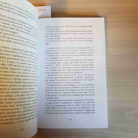 OTTANTA GIORNI PER CAPIRSI LA PROGRAMMAZIONE NEUROLINGUISTICA - BIDOT, MORAT