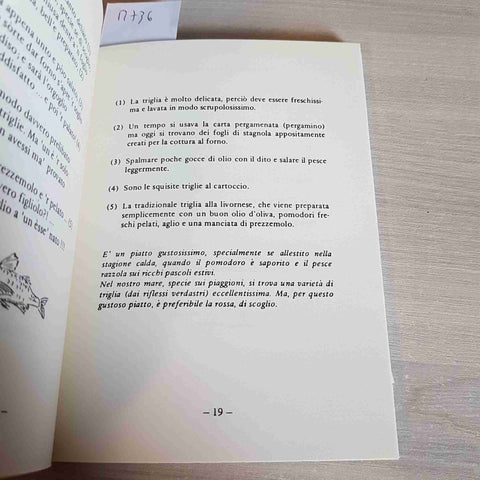 LIVORNO IN CUCINA SEMI RICETTARIO IN VERNACOLO LIVORNESE - BEPPE LEONARDINI-