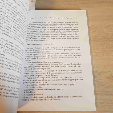 DEPRESSIONE, ANSIA, ATTACCHI DI PANICO PERCORSI DI CURA - DI SALVO - 2002