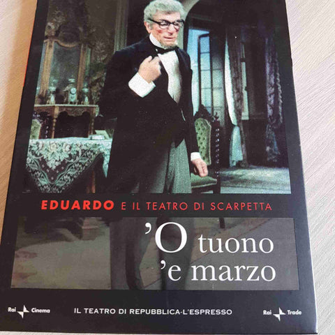 dvd 'O TUONO 'E MARZO - EDUARDO E IL TEATRO DI SCARPETTA 2009 REPUBBLICA