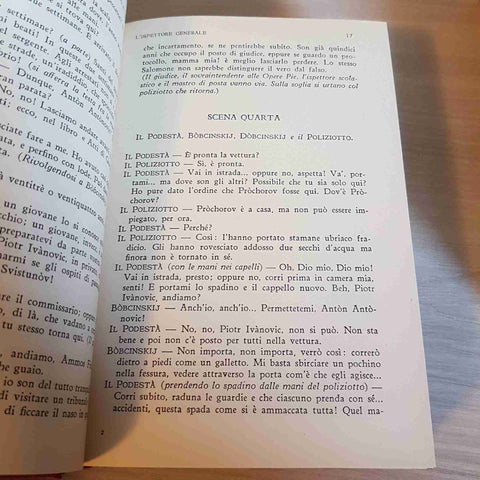 TUTTO IL TEATRO, LE ANIME MORTE - NIKOLAJ GOGOL - MURSIA - 1961