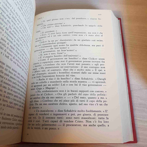 TUTTO IL TEATRO, LE ANIME MORTE - NIKOLAJ GOGOL - MURSIA - 1961