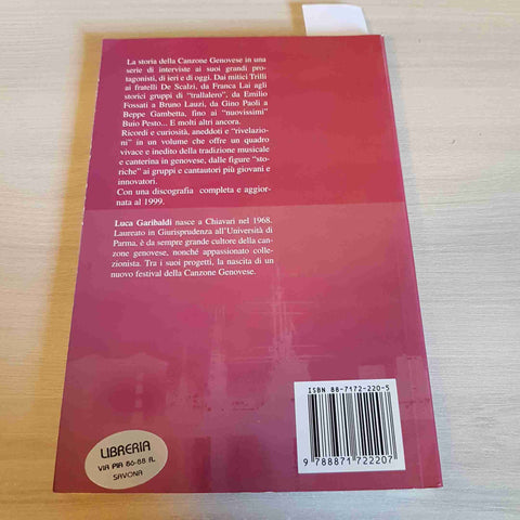 MA SE GHE PENSO i protagonisti della canzone genovese GARIBALDI 1999 DE FERRARI