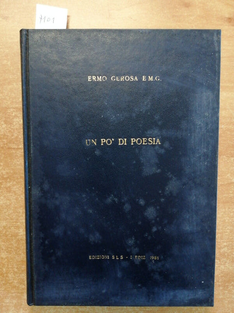 ERMO GEROSA - Un p di poesia - 1981 - autografato! - CELLE LIGURE - (7101