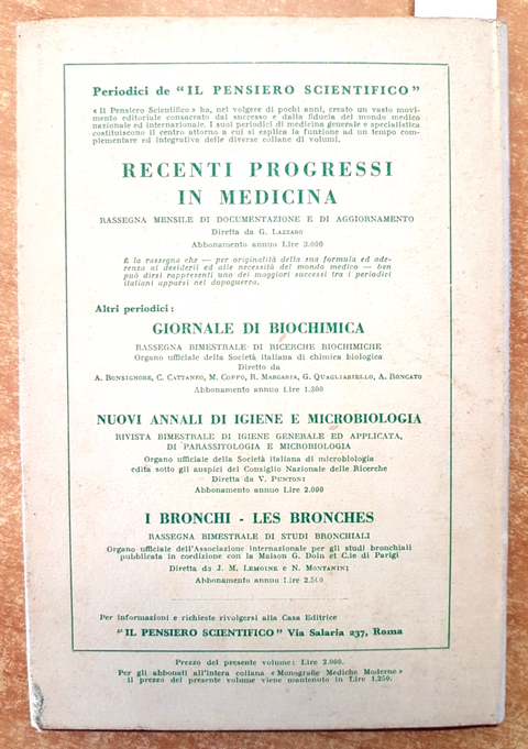 ANALGESIA LOCALE NELLA CHIRURGIA ADDOMINALE - MACINTOSH - 1954 illustrato (