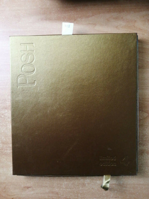 POSH ANNO 1 LIMITED EDITION 4 COPERTINA E COFANETTO ORO GOLD da collezione