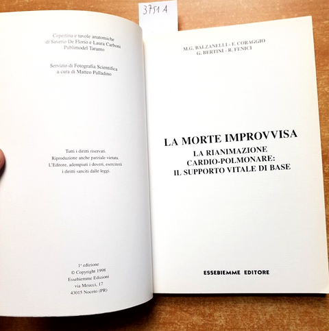 LA MORTE IMPROVVISA il supporto vitale di base I QUADERNI DELL'EMERGENZA (