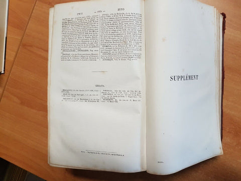 BOUILLET - DICTIONNAIRE UNIVERSEL D'HISTOIRE ET DE GEOGRAPHIE 1861 HACHETTE