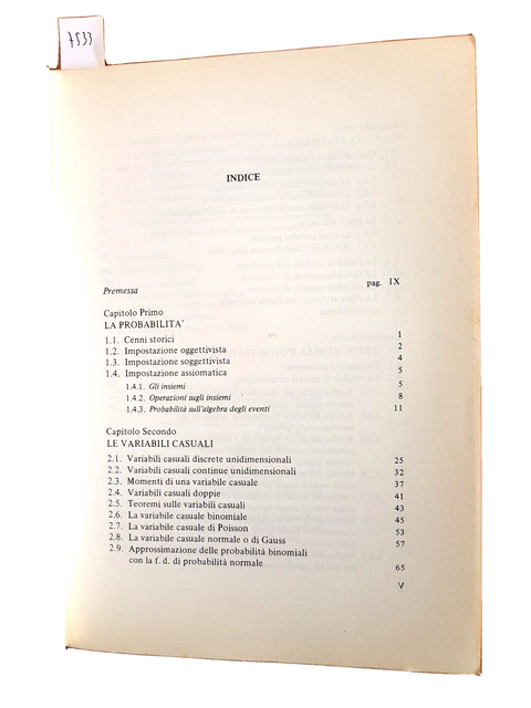 ELEMENTI DI STATISTICA INDUTTIVA - Mario Montinaro 1998 Tirrenia Stampatori