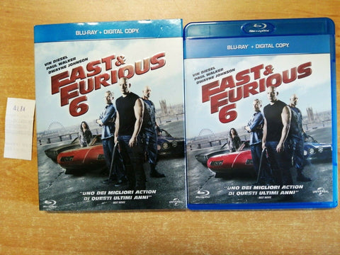 FAST & FURIOUS 6 BLU-RAY - VIN DIESEL PAUL WALKER 2013 UNIVERSAL (4284