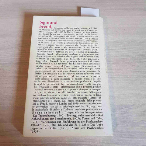 TRE SAGGI SULLA SESSUALITA', IL SOGNO E LA SUA INTERPRETAZIONE - FREUD - 1966