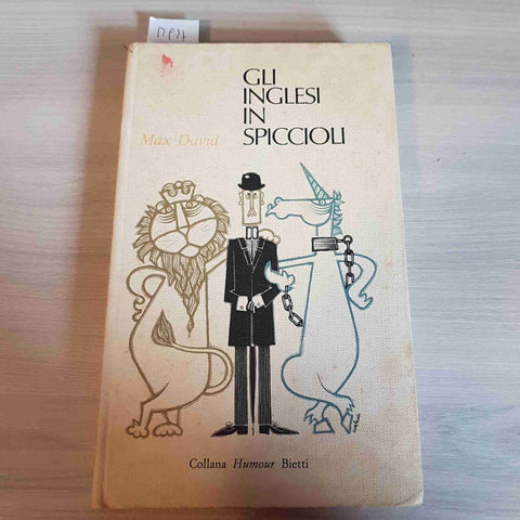 GLI INGLESI IN SPICCIOLI humour umorismo MAX DAVID - BIETTI - 1967